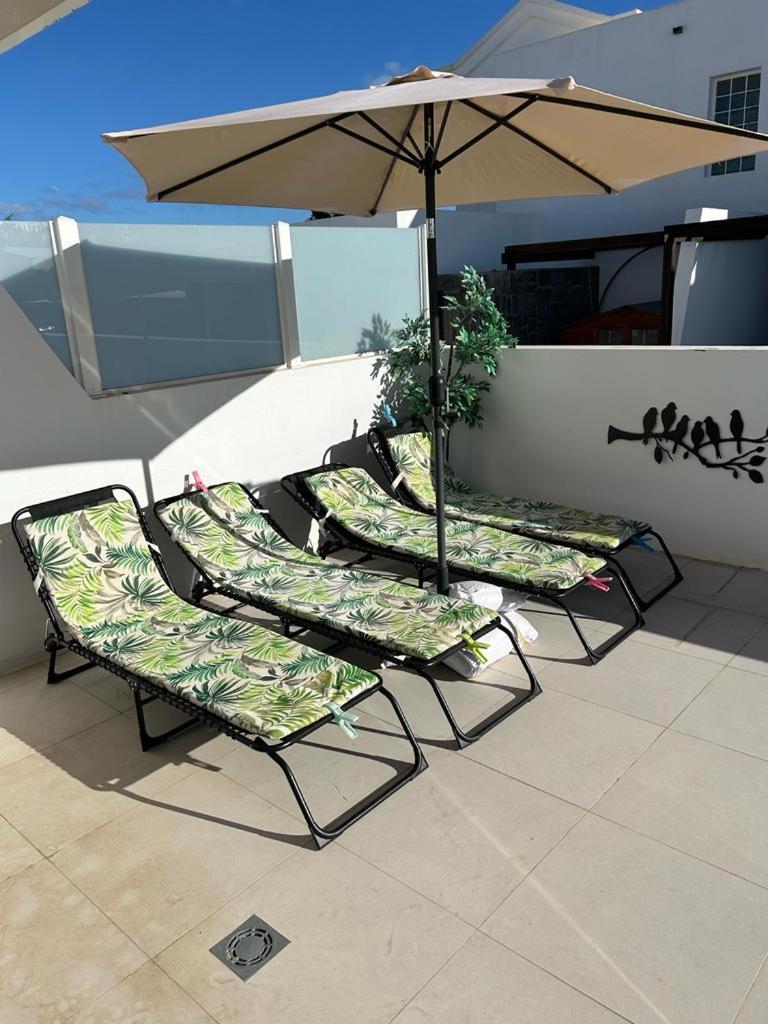 Villa Rosa Playa Blanca Luxury 2 Bed 2 Bath Villa With Private Pool, Patio Luaran gambar